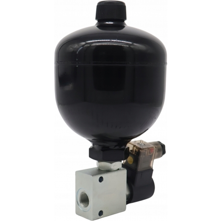 HYDROAKUMULATOR 0,75 L Z ELEKTROZAWOREM NC 12V
